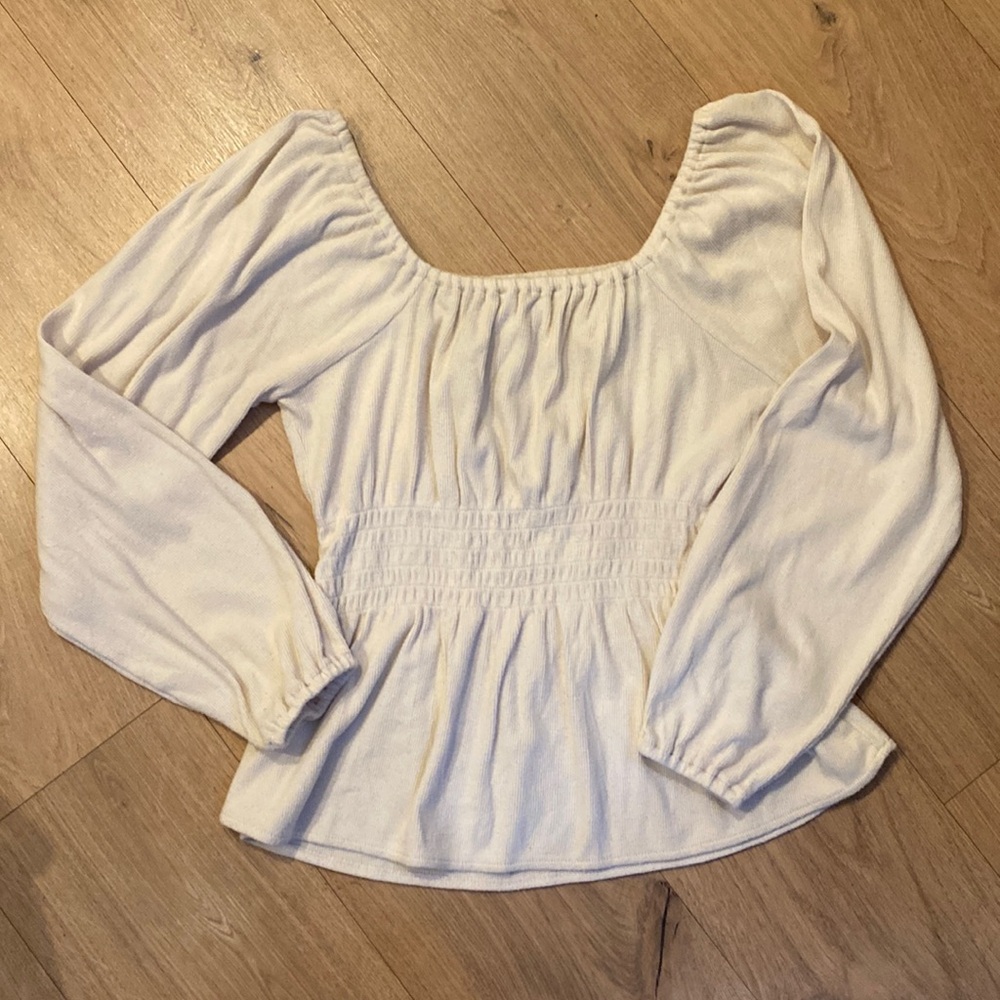 Madewell small irony square neck top 🤍